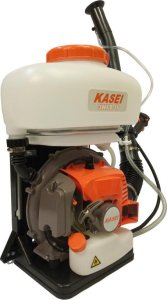 KASEI 3WFB-16 Opryskiwacz spalinowy do dezynfekcji plecakowy ogrodowy sadowniczy 14L + aplikator do granulatów z pompą wspomagającą 12m 4