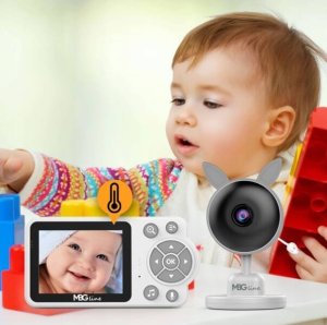 Niania Mbg Line Niania elektroniczna kamera na żywo tryb nocny LCD ZOOM bezprzewodowa 6