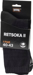 Magnum Męskie skarpety narciarskie wysokie Magnum Retsoka II wełna Merino rozmiar 36-39 3
