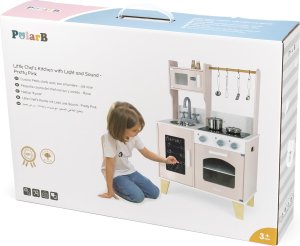 Viga Viga 44082 PolarB Kuchnia z tablicą - różowa 9