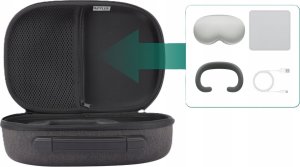 HiFylux Futerał Etui Pokrowiec Case Walizka na Okulary Gogle VR APPLE VISION PRO / AP-BF44-D 6