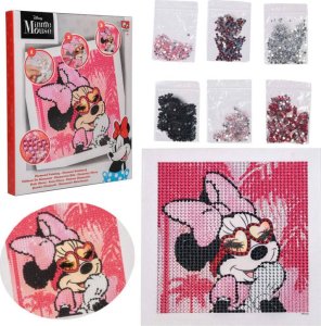 1PUNKT Disney Wyklejanka diamentowa Myszka Minnie Malowanie diamentami ZA5132 4