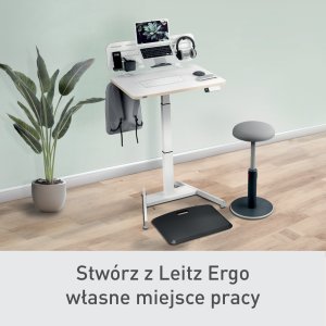 Leitz Biurko Ergo Białe 60 x 80 cm 3
