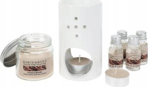Home Styling Collection Zestaw zapachowy, kominek z olejkami i świece, drzewo sandałowe 2