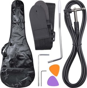 NN Zestaw gitarowy gitara elektryczna + akcesoria (EG SET BLU) 7