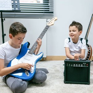 NN Zestaw gitarowy gitara elektryczna + akcesoria (EG SET BLU) 9