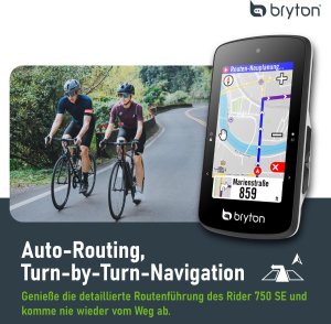 Nawigacja GPS Bryton Rider 750SE LCD 2,8'' komputer licznik rowerowy GPS bezprzewodowy 4