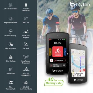 Nawigacja GPS Bryton Rider 750SE LCD 2,8'' komputer licznik rowerowy GPS bezprzewodowy 7