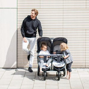 Wózek Hauck Wózek dziecięcy Hauck Roadster Duo SLX bliźniaki 2dzieci do 36kg wytrzymały 16