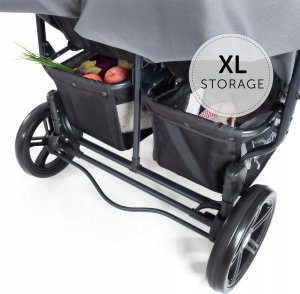 Wózek Hauck Wózek dziecięcy Hauck Roadster Duo SLX bliźniaki 2dzieci do 36kg wytrzymały 5