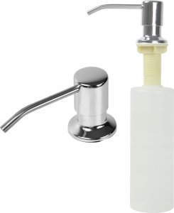 Dozownik do mydła SHOPUJ.PL DOZOWNIK SREBRNY MYDŁA PŁYNU DO MYCIA NACZYŃ DO ZLEWU 500 ML 3