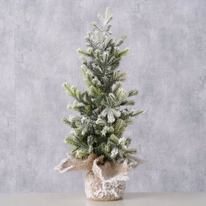 Boltze Home Sztuczna choinka w jutowej doniczce TANNE, 40 cm 5
