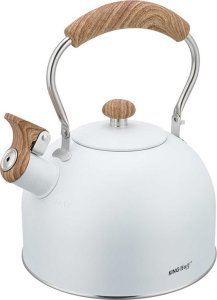 KingHoff Czajnik z gwizdkiem biały 2.5l (KH-1860) 8