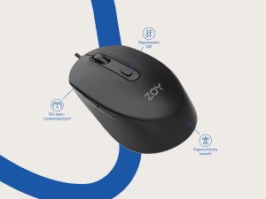 Mysz ZOY ZMS08 czarna 4