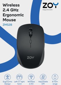 Mysz ZOY ZMS28 czarna 7