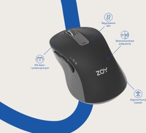 Mysz ZOY bezprzewodowa ZMS88 3