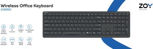 Klawiatura ZOY ZKB880 (ZK880) 7
