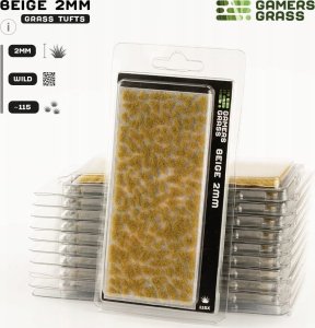 Gamers Grass : Grass tufts - 2 mm - Beige Tufts (Wild) 2