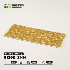 Gamers Grass : Grass tufts - 2 mm - Beige Tufts (Wild) 3