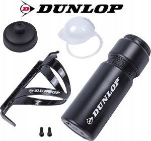 Dunlop BIDON ROWEROWY DUNLOP 750ML Z KOSZYKIEM CZARNY 2