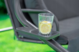 Funfit Huśtawka ogrodowa "Relax Plus" szara 13