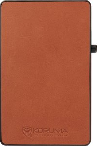 KORUMA Aluminiowy portfel na karty + etui skórzane z magsafe (brąz) Uniwersalny 6