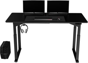 Biurko Ultradesk UPLIFT Czarne 160 cmx75 cm 5