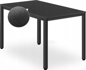 Leobert Stół TESSA 120cm x 60cm - czarny / czarne nogi 4