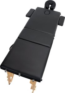 Bodyfit Stół, łóżko do masażu 3-segmentowe drewniane XXL 2