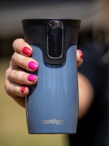 Contigo Kubek termiczny Contigo West Loop Mini 300ml - niebieski metalik 2