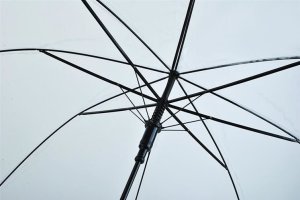 Malatec Parasolka przezroczysta biała 3