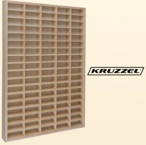 Kruzzel Półka drewniana na auta/resoraki KRUZZEL 21997 9