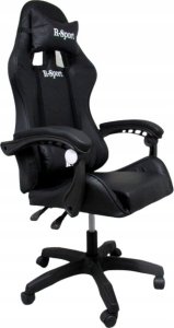 Fotel R-Sport Fotel Gamingowy K3 CZARNY dla gracza+masażer 3