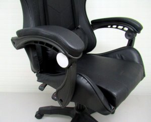 Fotel R-Sport Fotel Gamingowy K3 CZARNY dla gracza+masażer 5