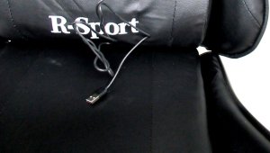 Fotel R-Sport Fotel Gamingowy K3 CZARNY dla gracza+masażer 7