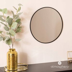 Atmosphera Okrągłe lustro w metalowej ramie, Ø 38 cm 5