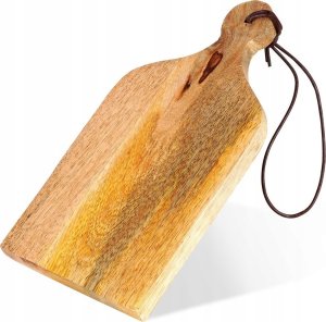 Deska do krojenia Home Styling Collection Deska do krojenia z drewna mango, z uchwytem, 10 x 19,5 x 1,3 cm 3