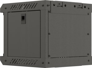 Lanberg ML SZAFA INSTALACYJNA RACK WISZĄCA 10" 6U 300X300 CZARNA DRZWI PRZESZKLONE (FLAT PACK) 7