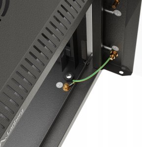Lanberg ML SZAFA INSTALACYJNA RACK WISZĄCA 10" 6U 300X300 CZARNA DRZWI PRZESZKLONE (FLAT PACK) 9