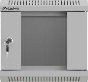 Lanberg ML SZAFA INSTALACYJNA RACK WISZĄCA 10" 4U 300X300 SZARA DRZWI PRZESZKLONE LANBERG (FLAT PACK) 2