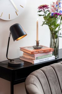 Lampka biurkowa Leitmotiv czarna 5