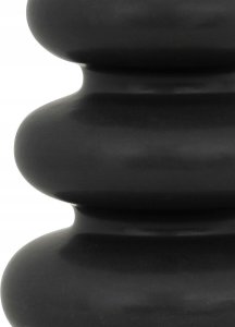 Atmosphera Czarny ceramiczny wazon CLOTHILDE, wys. 25 cm 2