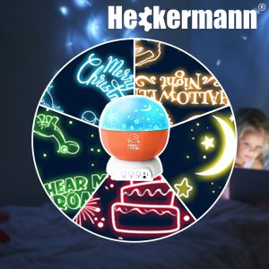 Heckermann Projektor gwiazd LED 168K-W Pomarańczowy 2