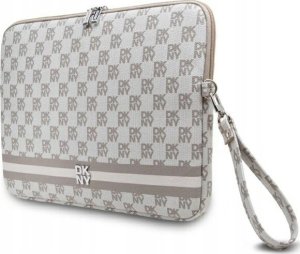 Etui DKNY Sleeve DKCS16PVSHLE 16" beżowy/beige Checkered Pattern Printed Stripes 2