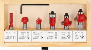 Yato YT.WID.CUTTERS FOR WOOD.FI 8mm set. 6 pcs. 4