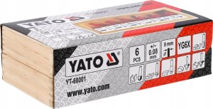 Yato YT.WID.CUTTERS FOR WOOD.FI 8mm set. 6 pcs. 7