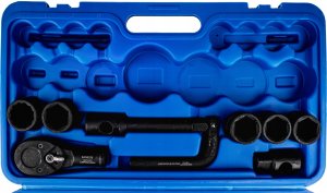 Forcekraft Zestaw narzędzi udarowych 26el. 3/4" (17-50mm) i 1" (55-65mm) (6-kątnych) 4