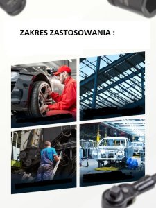 Zestaw narzędzi Forcekraft Zestaw narzędzi udarowych 3/4" 21el. (6-kątnych) (17-50mm) 7