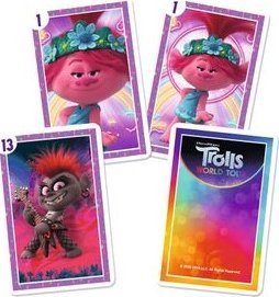 Trefl Karty Piotuś Gra Pamięciowa Trolls World Rour 2