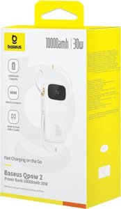 Powerbank Baseus QPow 2 10000mAh Biały 7